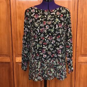 Size xl ruffled J Jill blouse